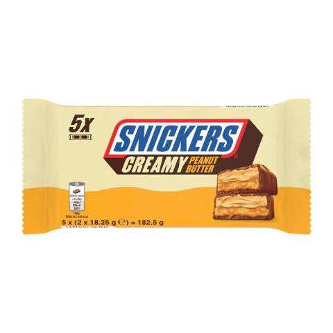 SNICKERS® CREAMY Peanut Butter x5 182,5g